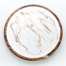 Load image into Gallery viewer, Acacia Resin Lazy Susan 16&quot;
