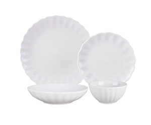 Scalloped Porcelain Dinnerware